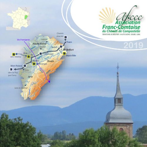 Franche-Comté Association of the Way to Compostela – Verso