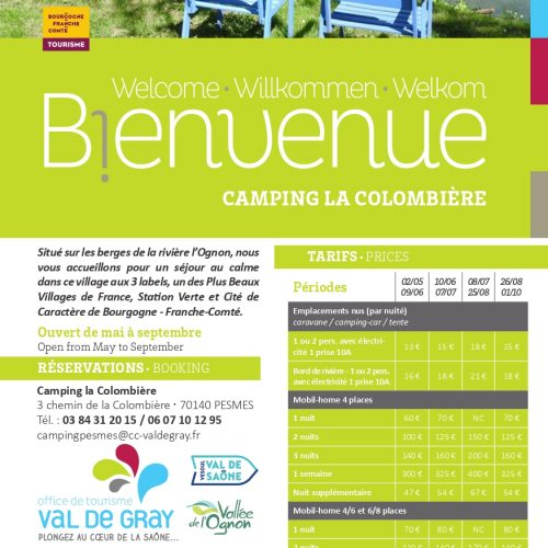 Camping La Colombière - Pesmes