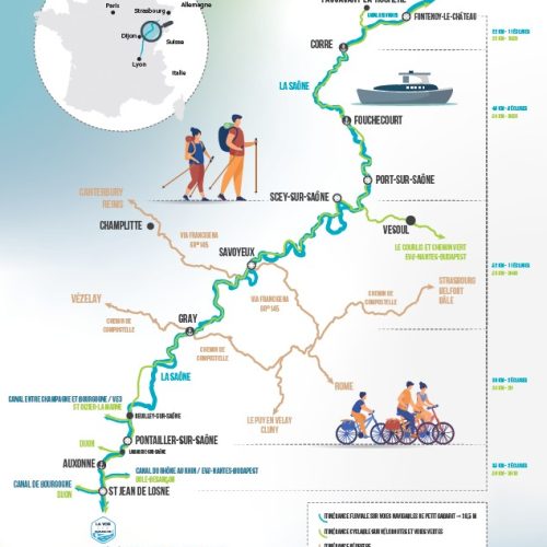 Itinérances douces au fil de la Saône 2025
