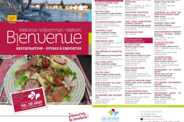 Brochure restauration à emporter